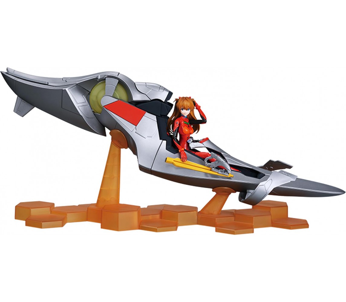 BLOKEES Evangelion ASUKA SHIKINAMI veicolo Langley Figura Action 18cm MODEL KIT
