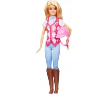 BARBIE CAVALLERIZZA MALIBU Bambola Bionda Vestito Cavallo ORIGINALE Mattel HXJ38