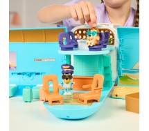 BLUEY Playset AEREOPLANO AEREO Gigante 3 in 1 BARCA RESORT Suoni Frasi BINGO