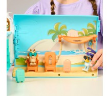 BLUEY Playset AEREOPLANO AEREO Gigante 3 in 1 BARCA RESORT Suoni Frasi BINGO