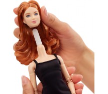 BARBIE SIGNATURE Capelli rossi Abito Nero Modello 04 Serie BASIC Mattel JBH74