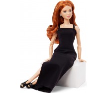 BARBIE SIGNATURE Capelli rossi Abito Nero Modello 04 Serie BASIC Mattel JBH74
