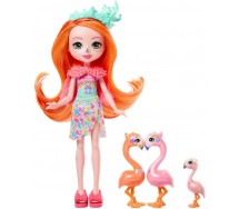 ENCHANTIMALS SUNSHINE BEACH Florinda e i Fenicotteri Playset MATTEL HRX85