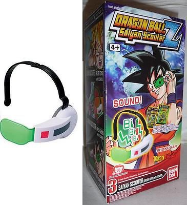 DRAGONBALL Z Replica SAIYAN SCOUTER Rilevatore SUONI Cards BANDAI Goku etc. | eBay